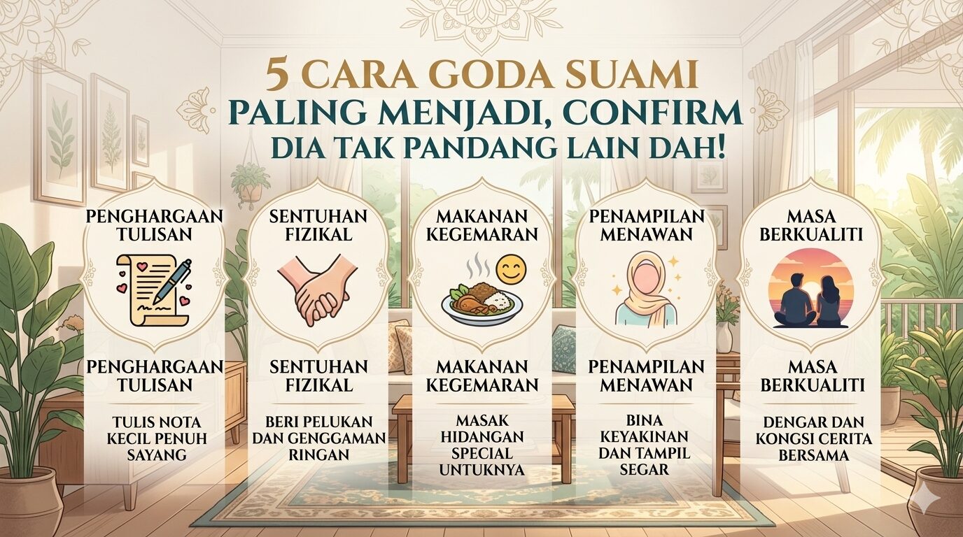 5 Cara Goda Suami Paling Menjadi, Confirm Dia Tak Pandang Lain Dah!