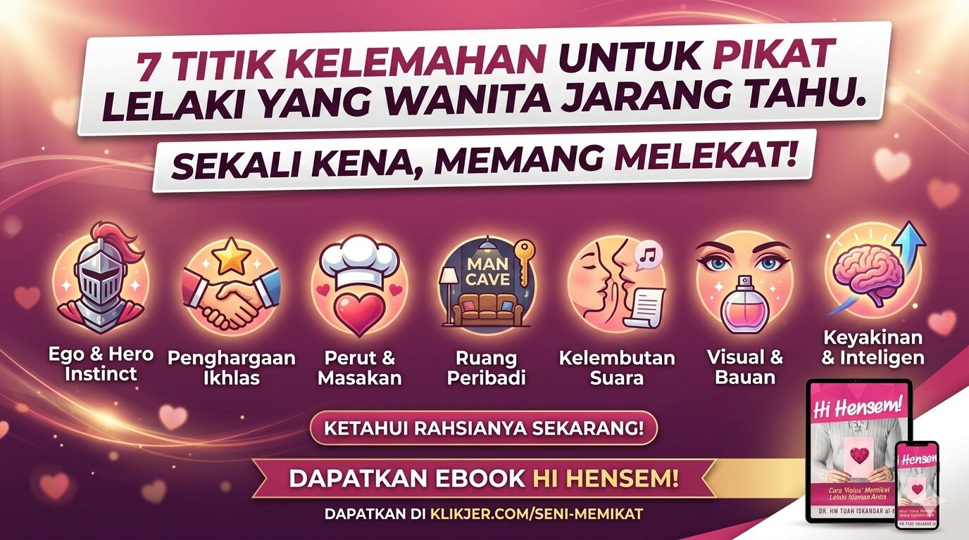 7 Titik Kelemahan Untuk Pikat Lelaki Yang Wanita Jarang Tahu. Sekali Kena, Memang Melekat!