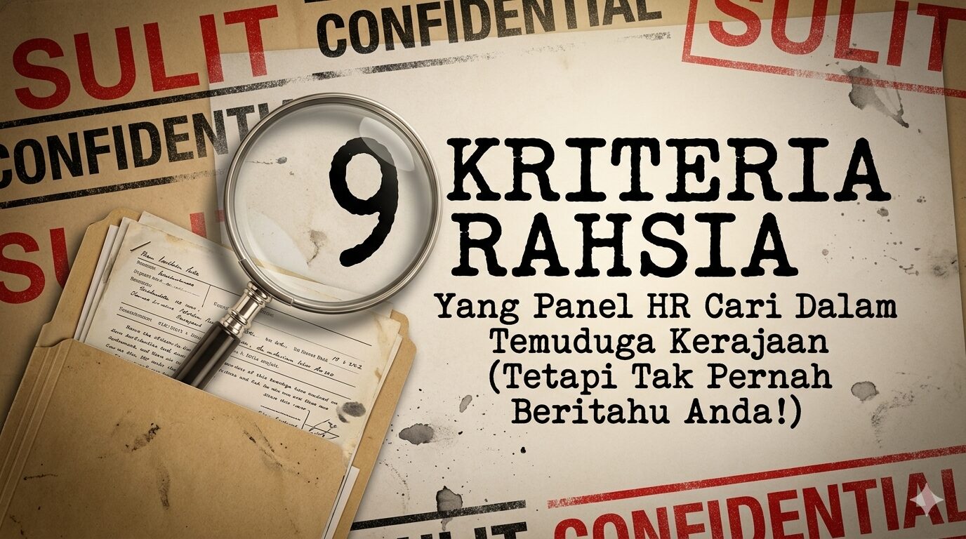 9 Kriteria Rahsia Yang Panel HR Cari Dalam Temuduga Kerajaan