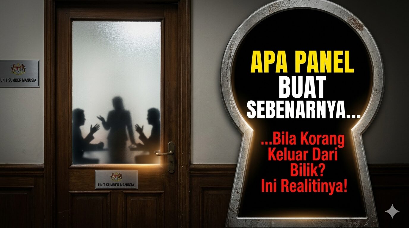 Apa Panel Temuduga Kerajaan Buat Sebenarnya Bila Korang Keluar Dari Bilik? Ini Realitinya.