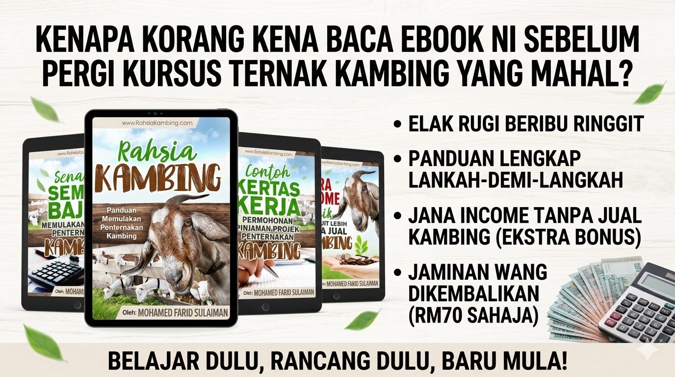 Kenapa Korang Kena Baca Ebook Cara Ternak Kambing Ni Sebelum Pergi Kursus Yang Mahal?