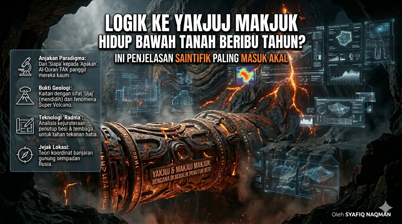Logik ke Yakjuj Makjuj Hidup Bawah Tanah Beribu Tahun? Ini Penjelasan Saintifik Paling Masuk Akal.