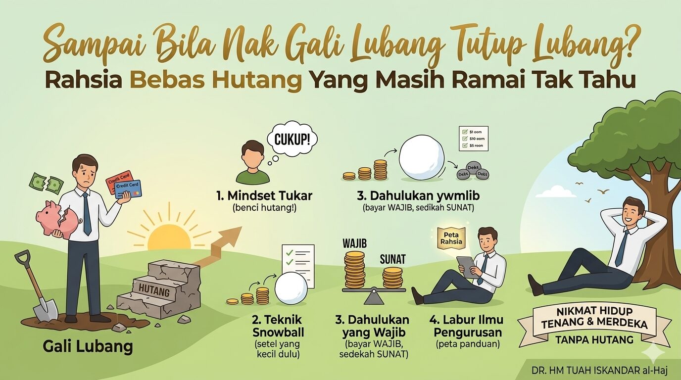 Sampai Bila Nak Gali Lubang Tutup Lubang? Rahsia Bebas Hutang Yang Masih Ramai Tak Tahu